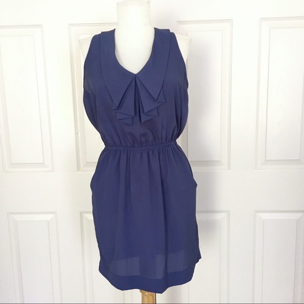 Lush Blue Mini Dress